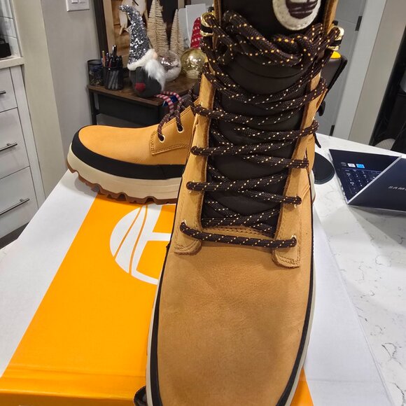 Timberland Originals Ultra Waterproof Boots Wheat Nubuck Men's SZ 11 TB0A44SH231 - Picture 2 of 16